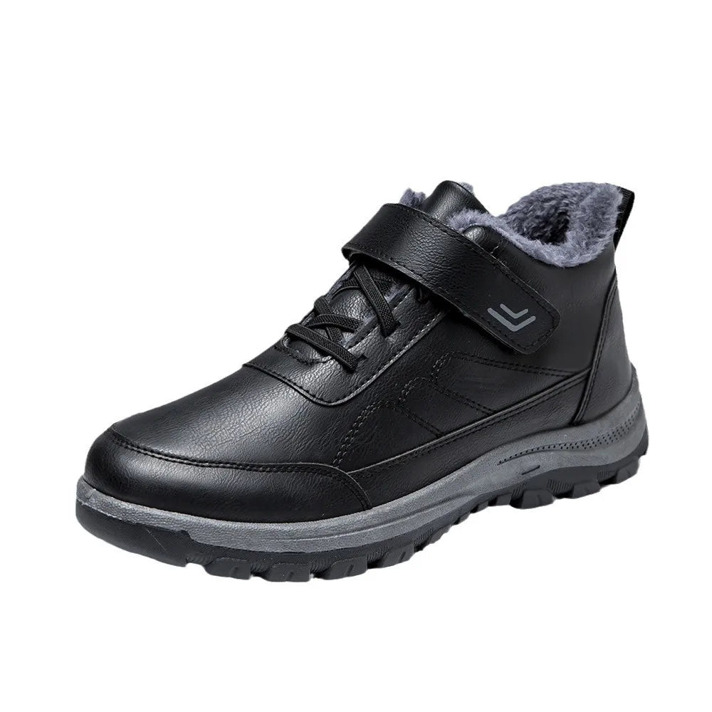 Winter New Style Cotton Shoes Outdoor Casual Snow Boots Mens Season High-top for the Elderly