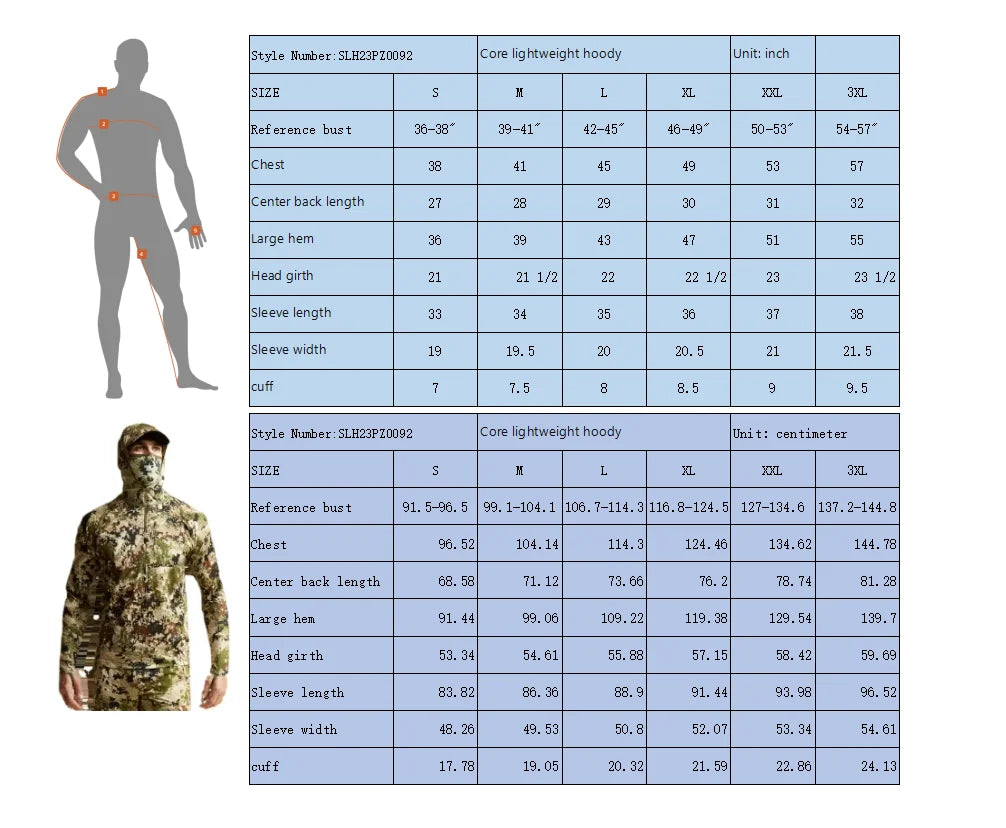 Ainfad Core Lightweight hoodie camouflage clothing Mask pullover hunting fishing hoodie