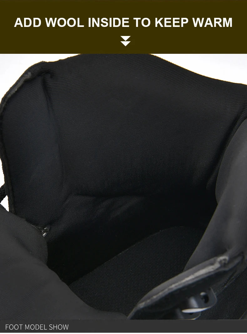 Men's waterproof hiking boots, lightweight outdoor work boots, stylish and durable hiking boots