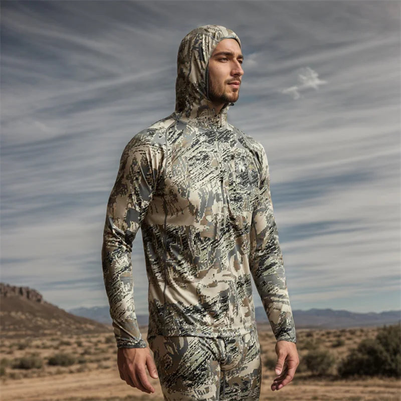 Ainfad Core Lightweight hoodie camouflage clothing Mask pullover hunting fishing hoodie