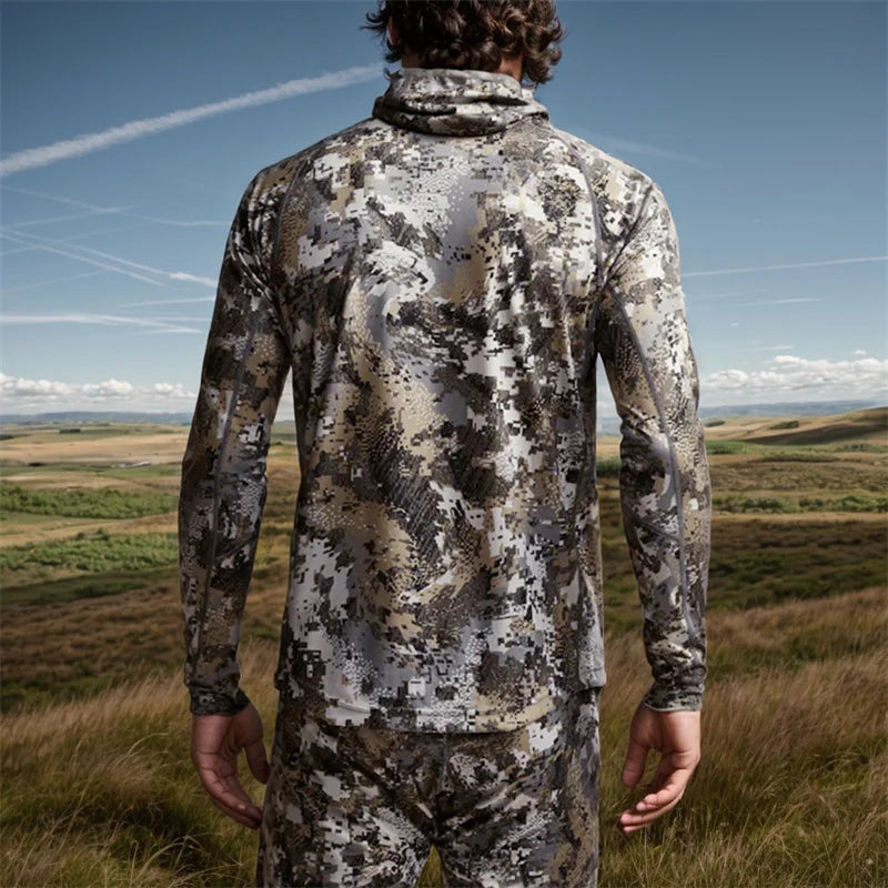 Ainfad Core Lightweight hoodie camouflage clothing Mask pullover hunting fishing hoodie