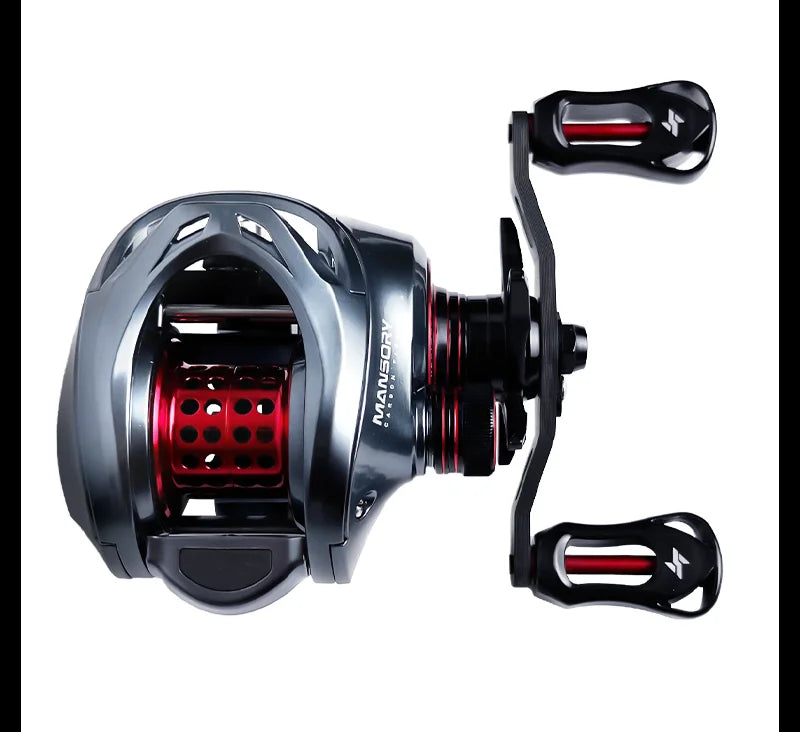 Seasir Mansory Baitcasting Fishing Reel 146g Ultralight Carbon 11+1 7.3:1 HS Ratio Hybrid Ceramic Bearing Double Spools Seawater