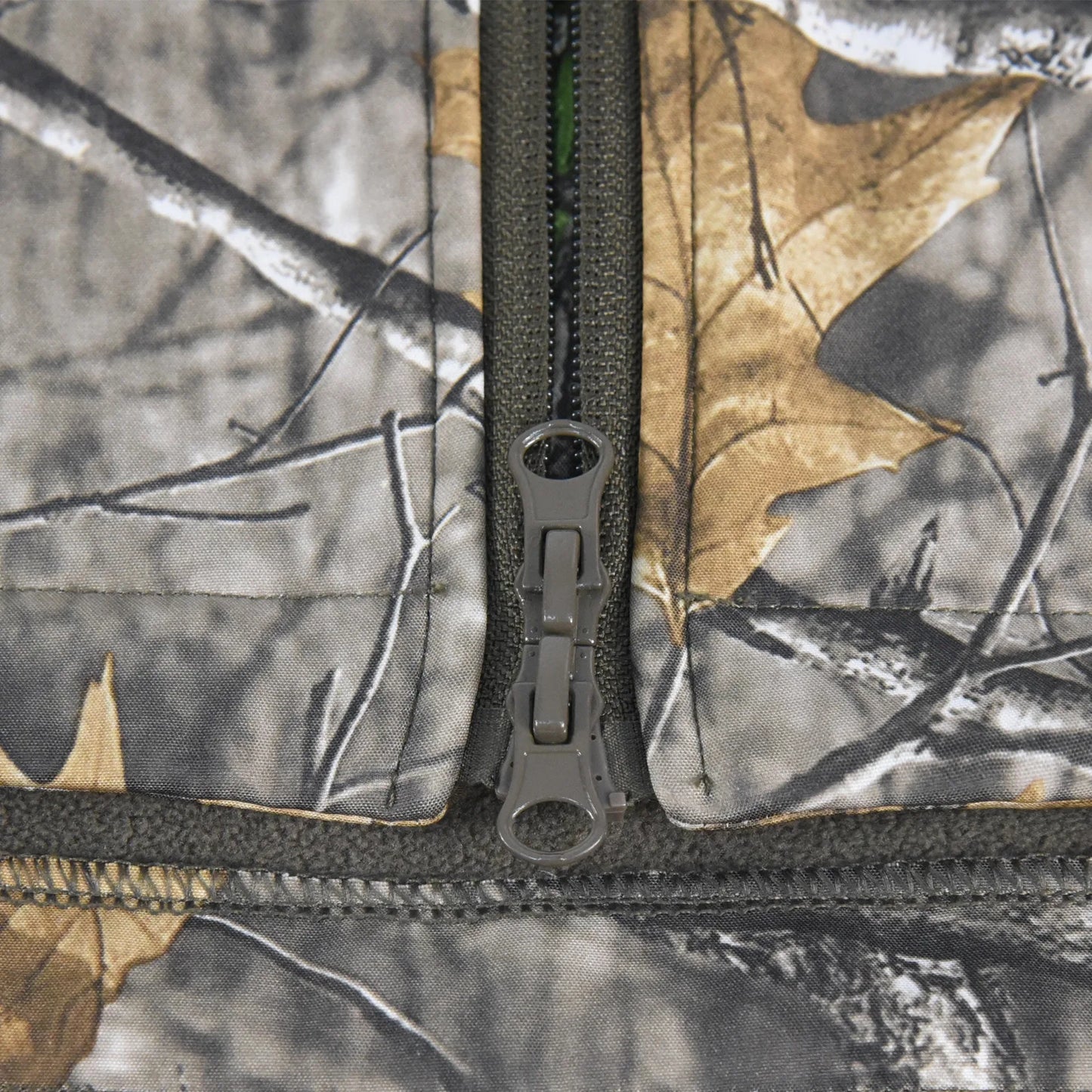 Autumn Winter Extra Thick Keep-Warm Men's Bionic Camouflage Hunting Vest Wind Waterproof Outdoor Sports Hiking Climbing Vest