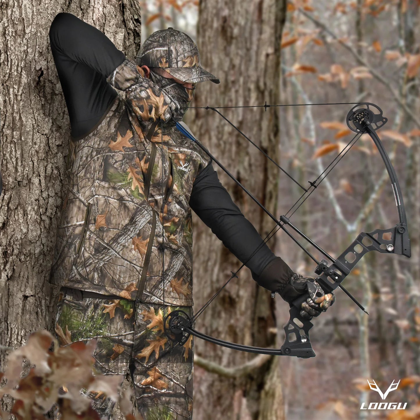 Autumn Winter Extra Thick Keep-Warm Men's Bionic Camouflage Hunting Vest Wind Waterproof Outdoor Sports Hiking Climbing Vest