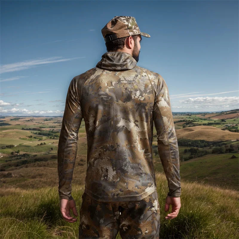 Ainfad Core Lightweight hoodie camouflage clothing Mask pullover hunting fishing hoodie