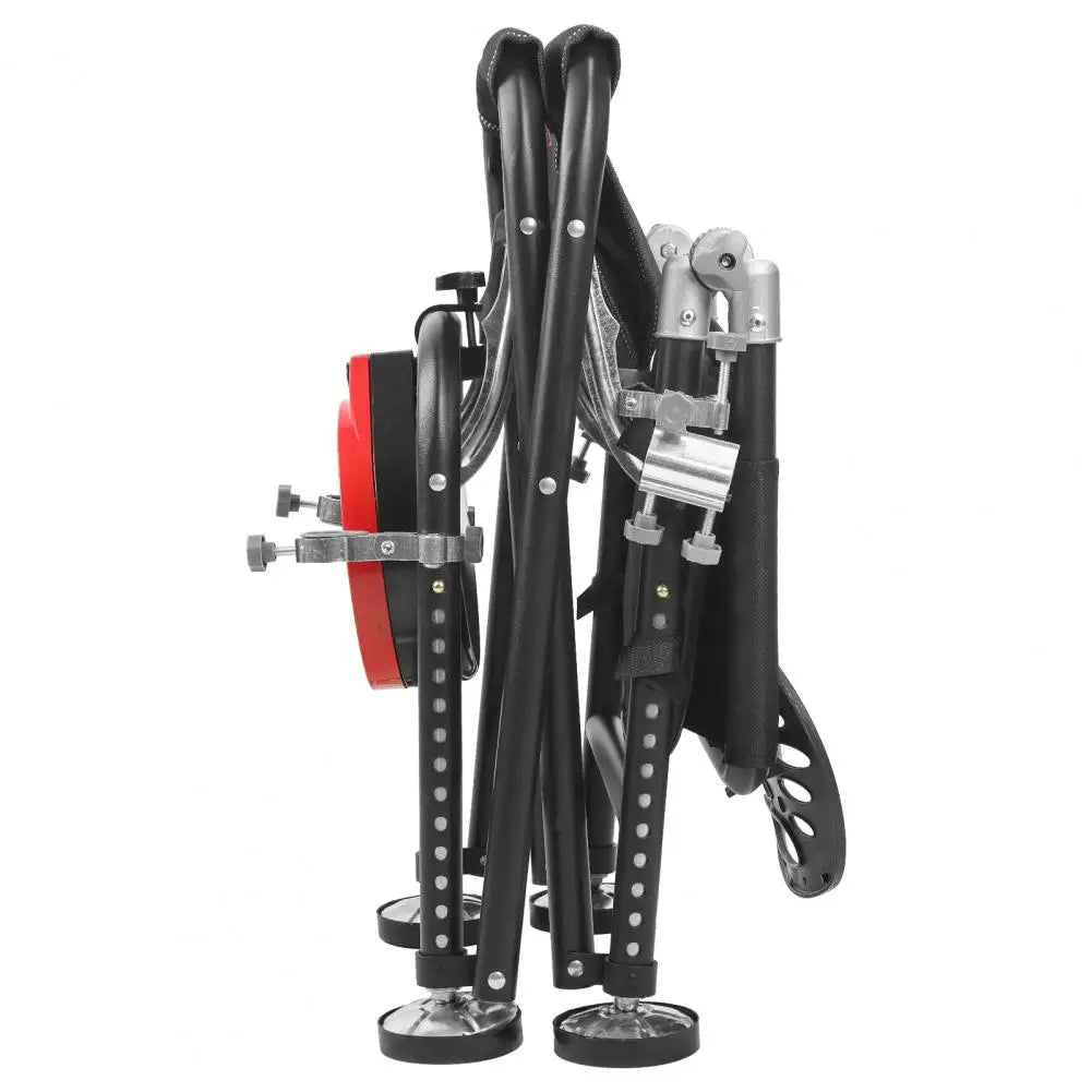 13 Gear Rise Fall 21cm Adjustment Fishing Chair with Backrest Rod Holder Folding Fishing Deck Chair Fisherman Gift