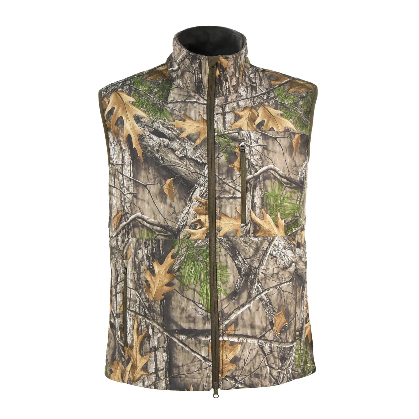 Autumn Winter Extra Thick Keep-Warm Men's Bionic Camouflage Hunting Vest Wind Waterproof Outdoor Sports Hiking Climbing Vest