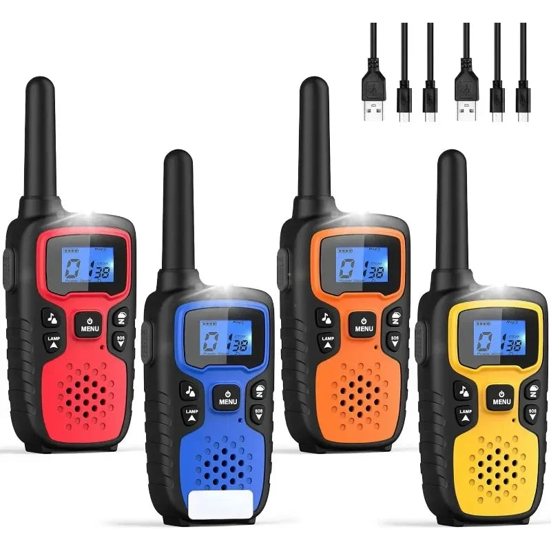 Walkie Talkies for Adults Long Range-Handheld 2 Way Radios Rechargeable,Hiking Accessories Camping Gear High quality