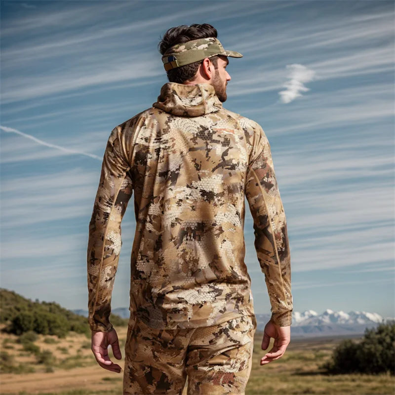 Ainfad Core Lightweight hoodie camouflage clothing Mask pullover hunting fishing hoodie