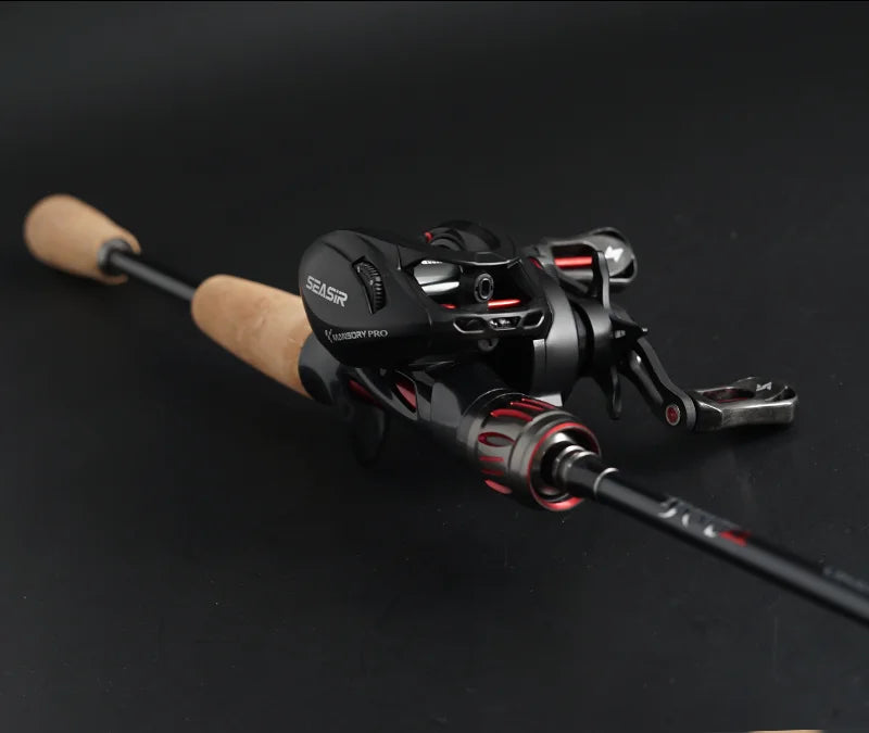 Seasir Repeater Spining&Casting Fihsing Rod Fuji-O Guide Rings Carbon High Sensitivity 2A Grade Cork Handle 6Kg Super Drag