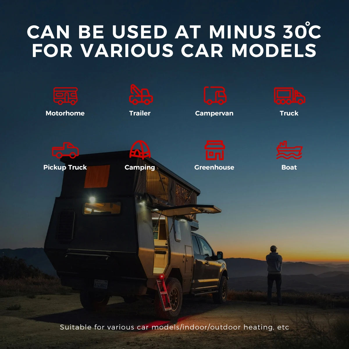 12V 24V 220V 8KW Diesel Air Heater with APP Remote Control &LCD Monitor Parking Night heater for Car RV  Camper Tent Garage Home