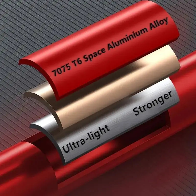 Five-Section Lightweight Aluminum Trekking Cane for Men Women 7075 Aluminum High-Density EVA Grip Durable Outer Lock Foldable